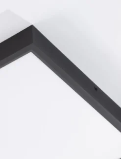 Nova Luce 9501211 ITOS LED Deckenleuchte 40x40cm 3000K Schwarz