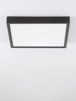 Nova Luce 9501211 ITOS LED Deckenleuchte 40x40cm 3000K Schwarz
