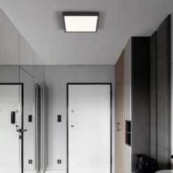 Nova Luce 9501211 ITOS LED Deckenleuchte 40x40cm 3000K Schwarz