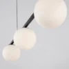 Nova Luce 9919604 JOLINE LED Pendelleuchte 4-flammig 3000K Schwarz Weiss