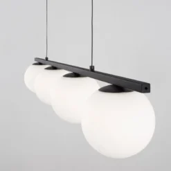 Nova Luce 9919604 JOLINE LED Pendelleuchte 4-flammig 3000K Schwarz Weiss