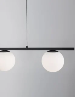 Nova Luce 9919604 JOLINE LED Pendelleuchte 4-flammig 3000K Schwarz Weiss