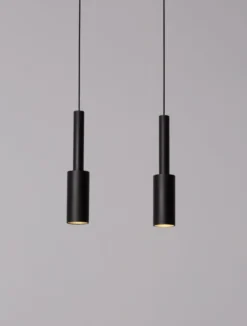 Nova Luce 9010230 JOY LED Pendelleuchte 2-flammig 3000K Schwarz