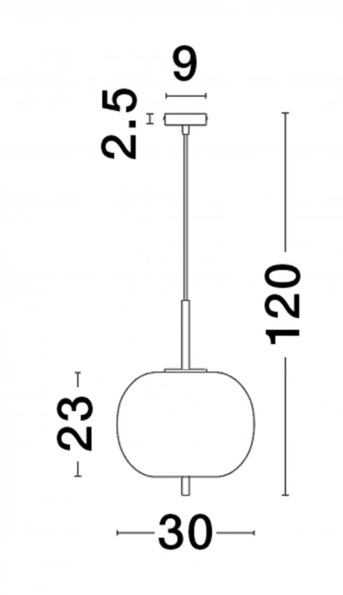 Nova Luce 9624079 LATO Pendelleuchte 30cm Gold Rauchglas E27
