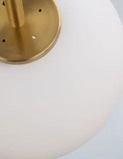 Nova Luce 9624066 LATO Pendelleuchte 15,8cm Gold Opal E14
