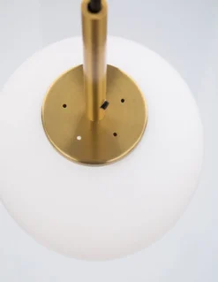 Nova Luce 9624066 LATO Pendelleuchte 15,8cm Gold Opal E14