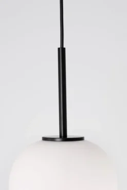 Nova Luce 9624074 LATO Pendelleuchte 18,5cm Schwarz Opal E14