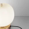 Nova Luce 9624084 LATO Tischleuchte 22,5cm Gold Opal E14