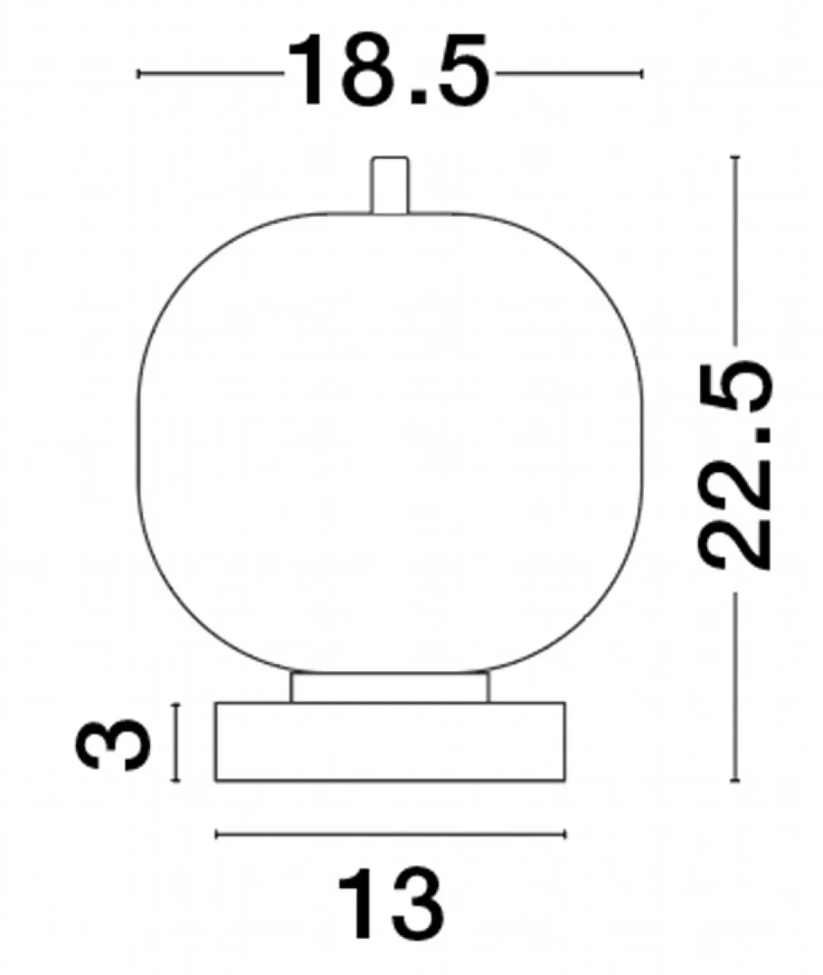 Nova Luce 9624084 LATO Tischleuchte 22,5cm Gold Opal E14