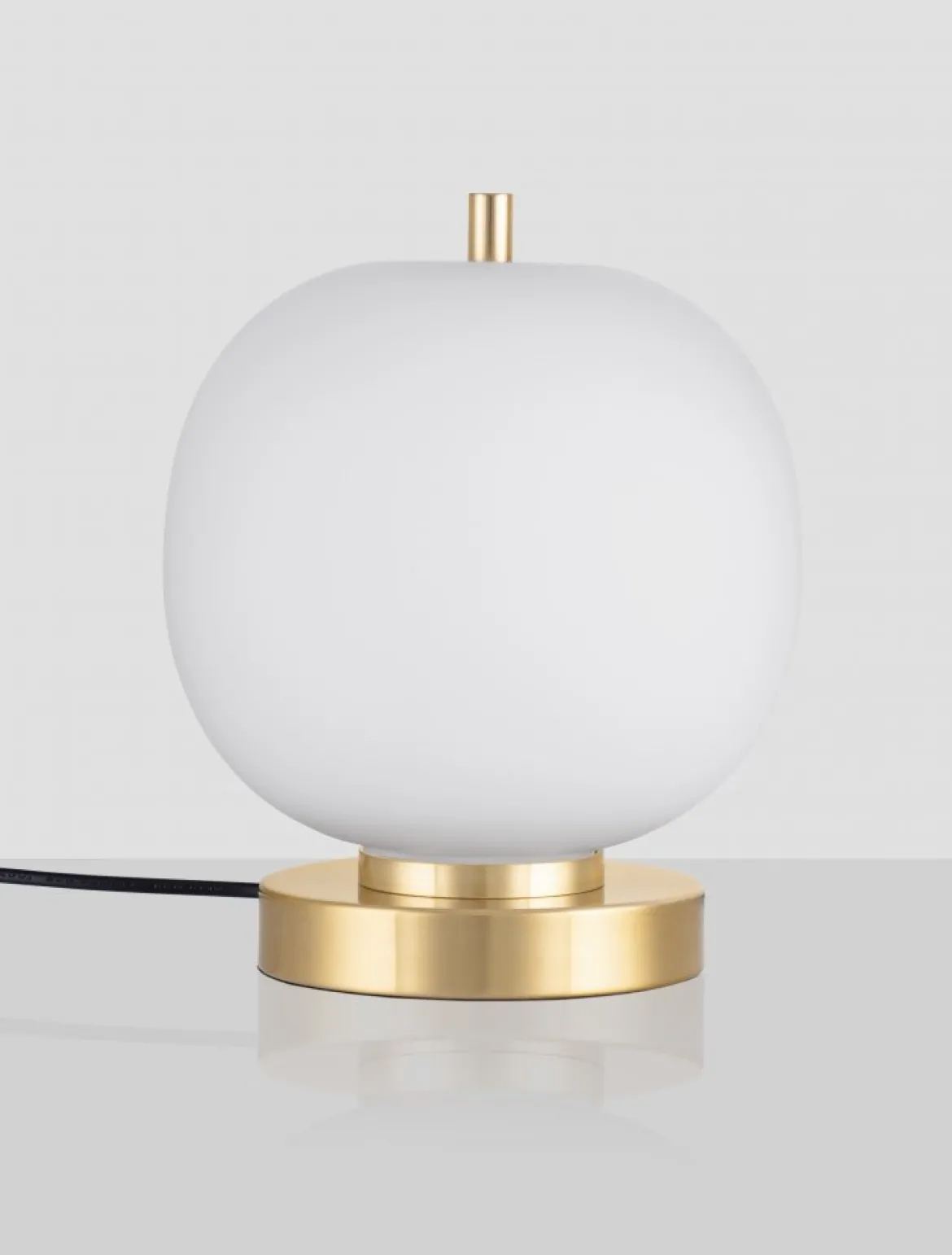 Nova Luce 9624084 LATO Tischleuchte 22,5cm Gold Opal E14