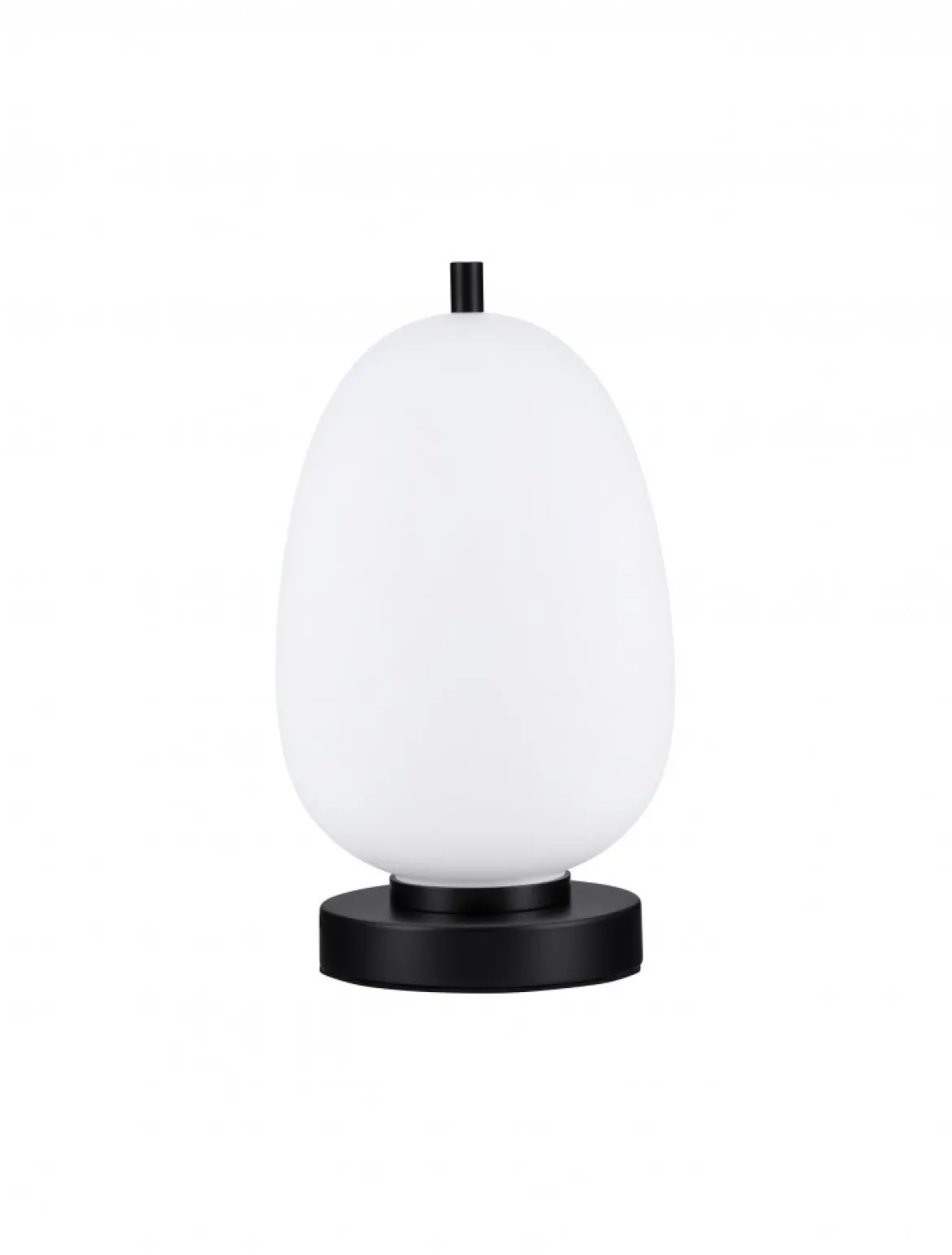 Nova Luce 9624089 LATO Tischleuchte 28cm Schwarz Opal E14