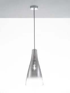 Nova Luce 9009231 LIVTAR Pendelleuchte 1-flammig Chrom E27
