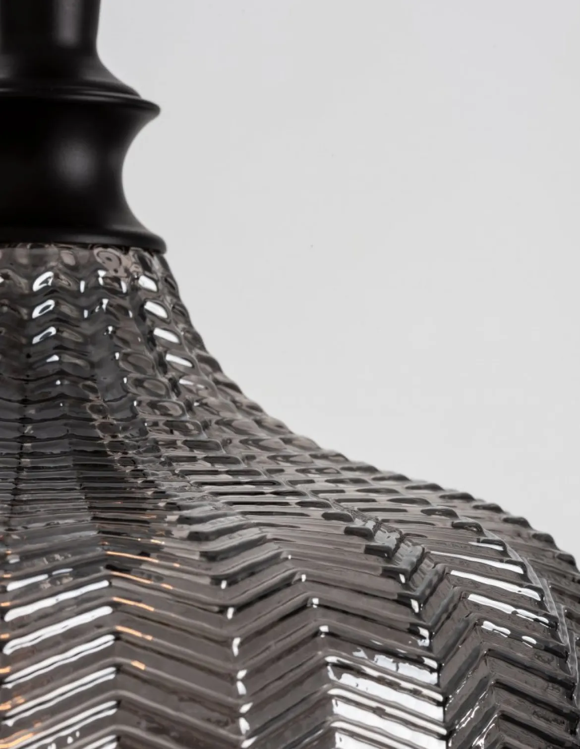 Nova Luce 9191242 LONI Pendelleuchte Schwarz Rauchglas E27