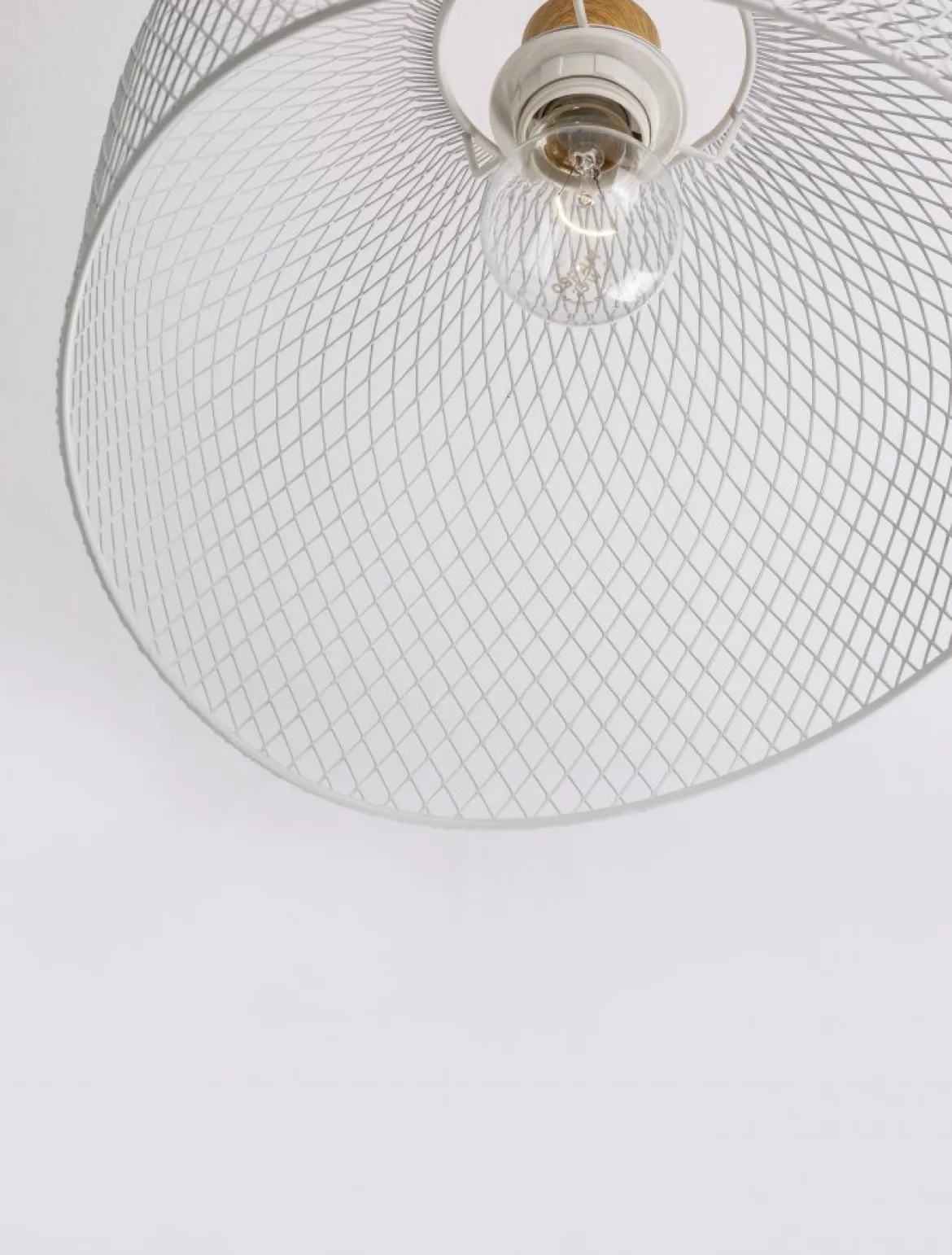 Nova Luce 9555802 LYRON Pendelleuchte Naturholz Weiss E27