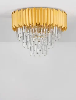 Nova Luce 9824073 MAGNOLIA Deckenleuchte 6-flammig Gold E14