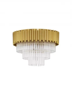 Nova Luce 9824079 MAGNOLIA Deckenleuchte 6-flammig Gold 50cm E14