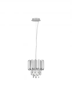 Nova Luce 9824070 MAGNOLIA Pendelleuchte 1-flammig Chrom E14