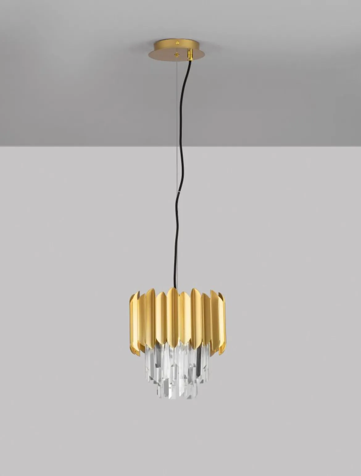 Nova Luce 9824071 MAGNOLIA Pendelleuchte 1-flammig Gold E14