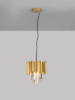 Nova Luce 9824071 MAGNOLIA Pendelleuchte 1-flammig Gold E14