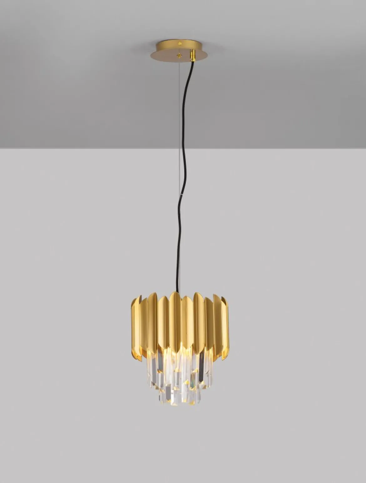 Nova Luce 9824071 MAGNOLIA Pendelleuchte 1-flammig Gold E14