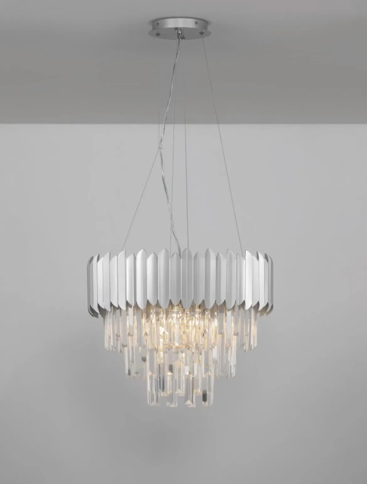 Nova Luce 9824074 MAGNOLIA Pendelleuchte 6-flammig Chrom E14
