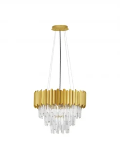 Nova Luce 9824075 MAGNOLIA Pendelleuchte 6-flammig Gold E14