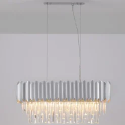 Nova Luce 9824076 MAGNOLIA Pendelleuchte 5-flammig Chrom E14