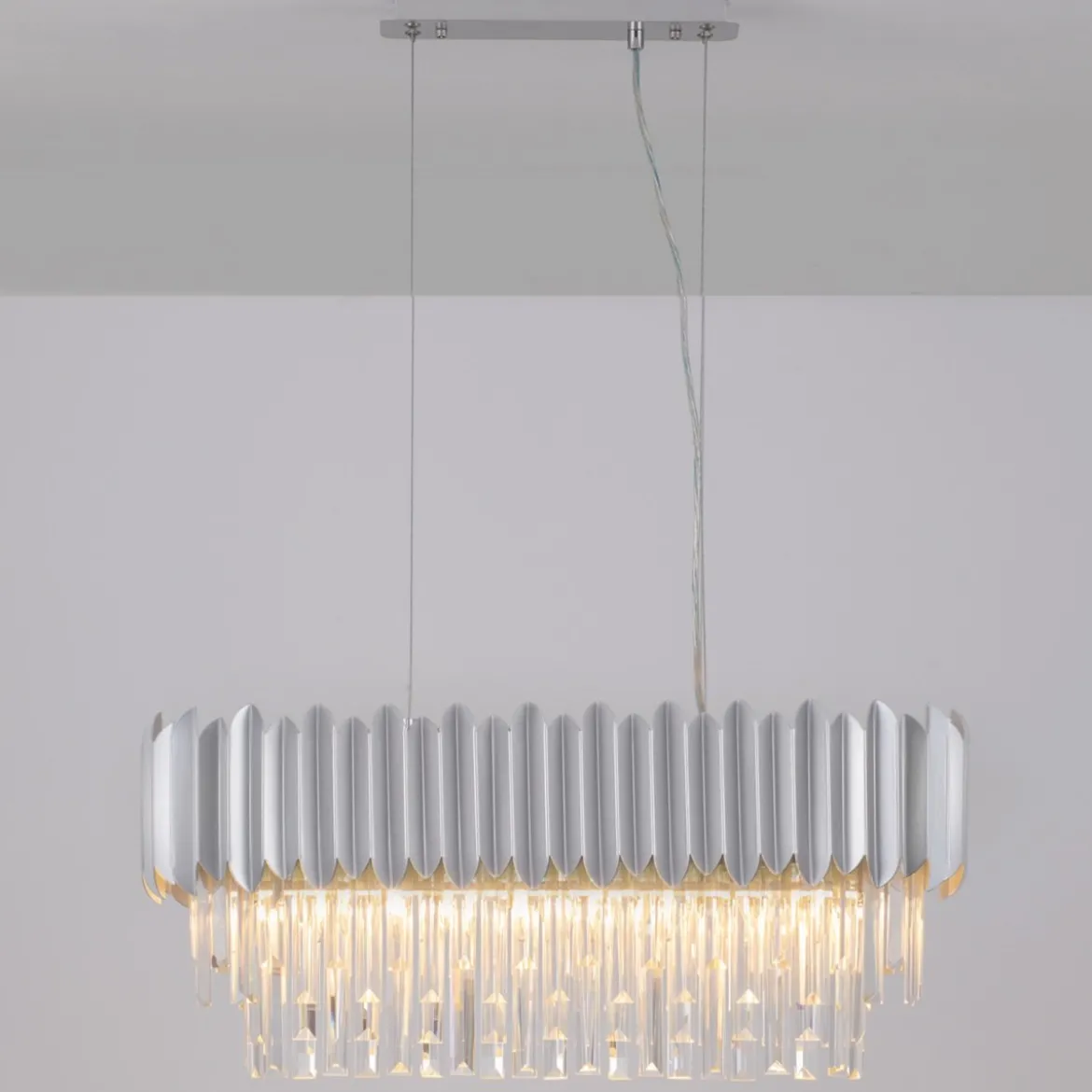 Nova Luce 9824076 MAGNOLIA Pendelleuchte 5-flammig Chrom E14