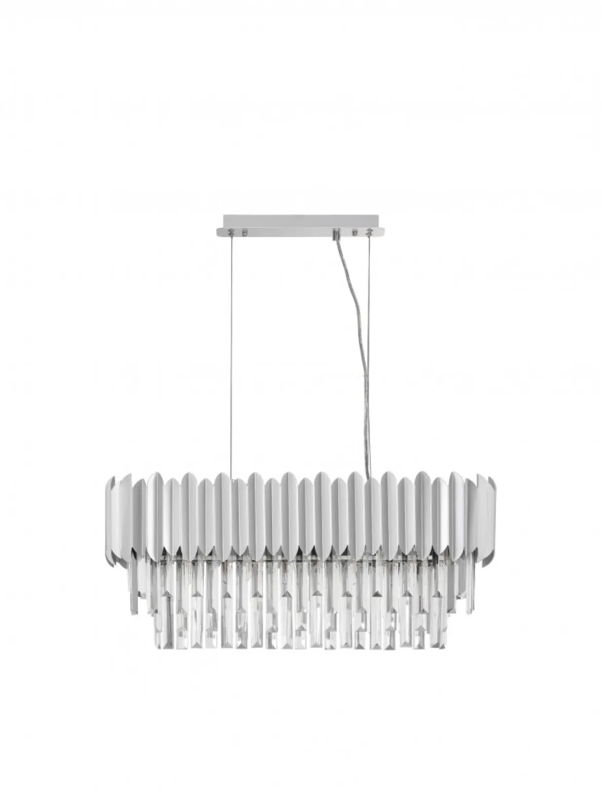 Nova Luce 9824076 MAGNOLIA Pendelleuchte 5-flammig Chrom E14