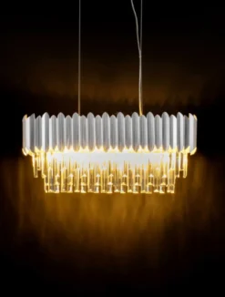 Nova Luce 9824076 MAGNOLIA Pendelleuchte 5-flammig Chrom E14