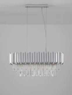 Nova Luce 9824076 MAGNOLIA Pendelleuchte 5-flammig Chrom E14