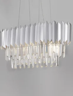 Nova Luce 9824076 MAGNOLIA Pendelleuchte 5-flammig Chrom E14