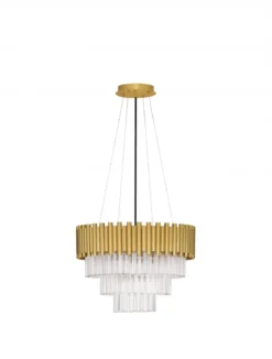 Nova Luce 9824081 MAGNOLIA Pendelleuchte 6-flammig Gold E14