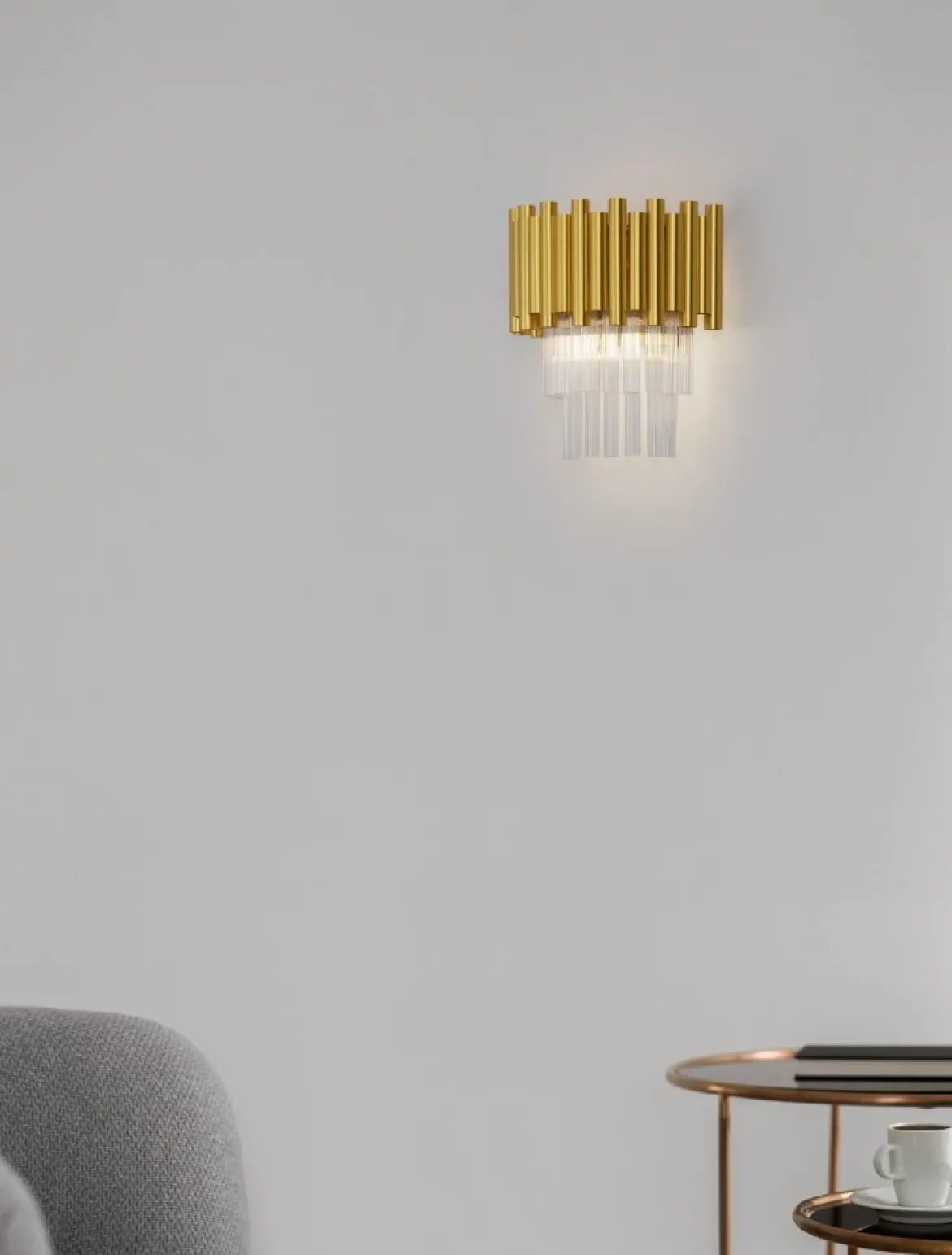 Nova Luce 9824082 MAGNOLIA Wandleuchte 2-flammig Gold E14
