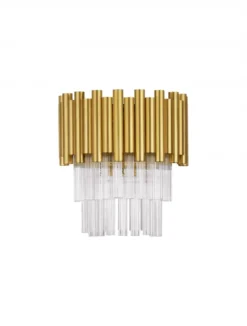 Nova Luce 9824082 MAGNOLIA Wandleuchte 2-flammig Gold E14