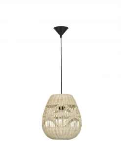 Nova Luce 9586501 MARLO Pendelleuchte 30cm Natur E27