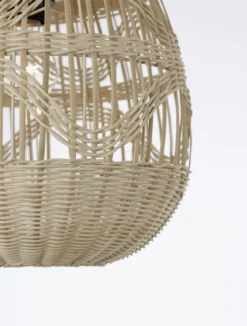 Nova Luce 9586501 MARLO Pendelleuchte 30cm Natur E27