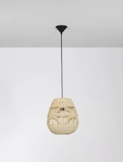 Nova Luce 9586501 MARLO Pendelleuchte 30cm Natur E27