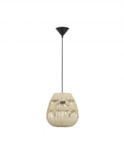 Nova Luce 9586500 MARLO Pendelleuchte 27cm Natur E27