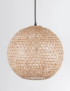 Nova Luce 9581501 MELODY Pendelleuchte 37x40cm Natur E27
