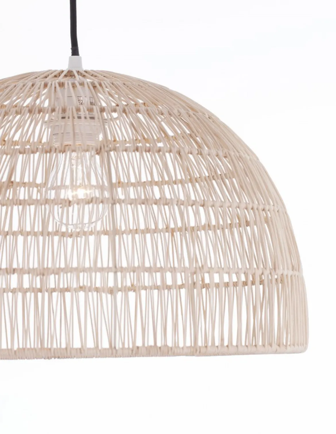 Nova Luce 9586446 MELODY Pendelleuchte 25x40cm Natur E27