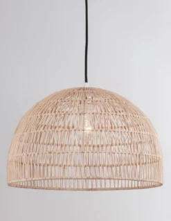 Nova Luce 9586446 MELODY Pendelleuchte 25x40cm Natur E27
