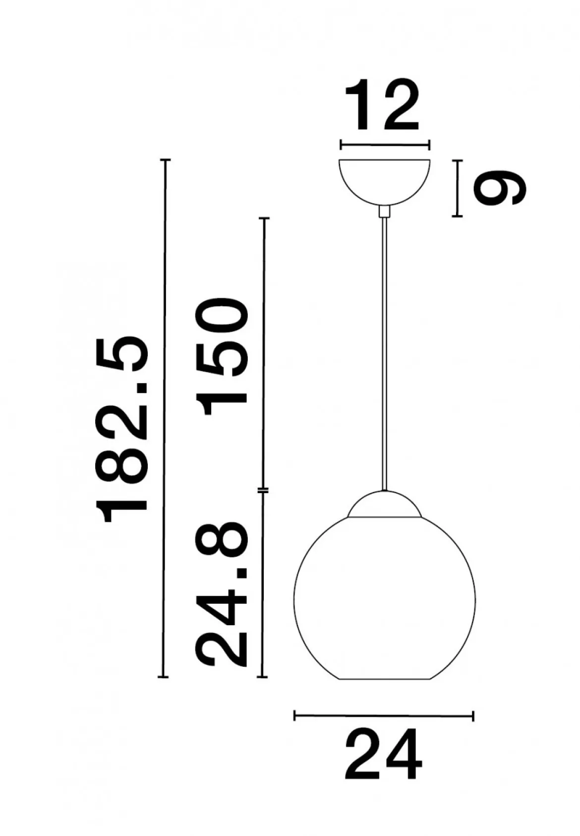 Nova Luce 9009241 MIDORI Pendelleuchte 1-flammig Schwarz Grau E27