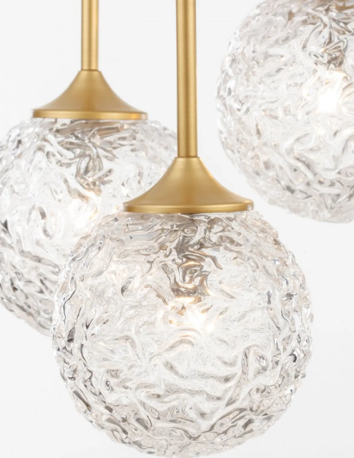 Nova Luce 9160212 MIRANO Pendelleuchte rund 3-flammig Gold Transparent G9