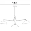 Nova Luce 9035978 MIRBA Pendelleuchte 3-flammig Schwarz Gold E27