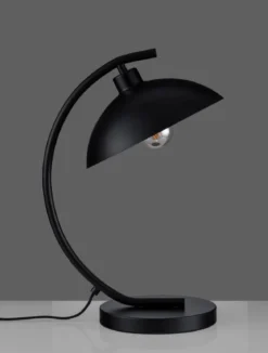 Nova Luce 9035981 MIRBA Tischleuchte Schwarz Gold E27