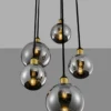 Nova Luce 9035965 MIRRO Pendelleuchte 5-flammig Gold Rauchglas E27