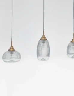 Nova Luce 9731216 MOND Pendelleuchte 3-flammig Gold Transparent E14
