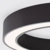 Nova Luce 9345633 MORBIDO LED Deckenleuchte 60cm 2700-4000K Schwarz