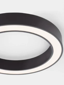 Nova Luce 9345633 MORBIDO LED Deckenleuchte 60cm 2700-4000K Schwarz